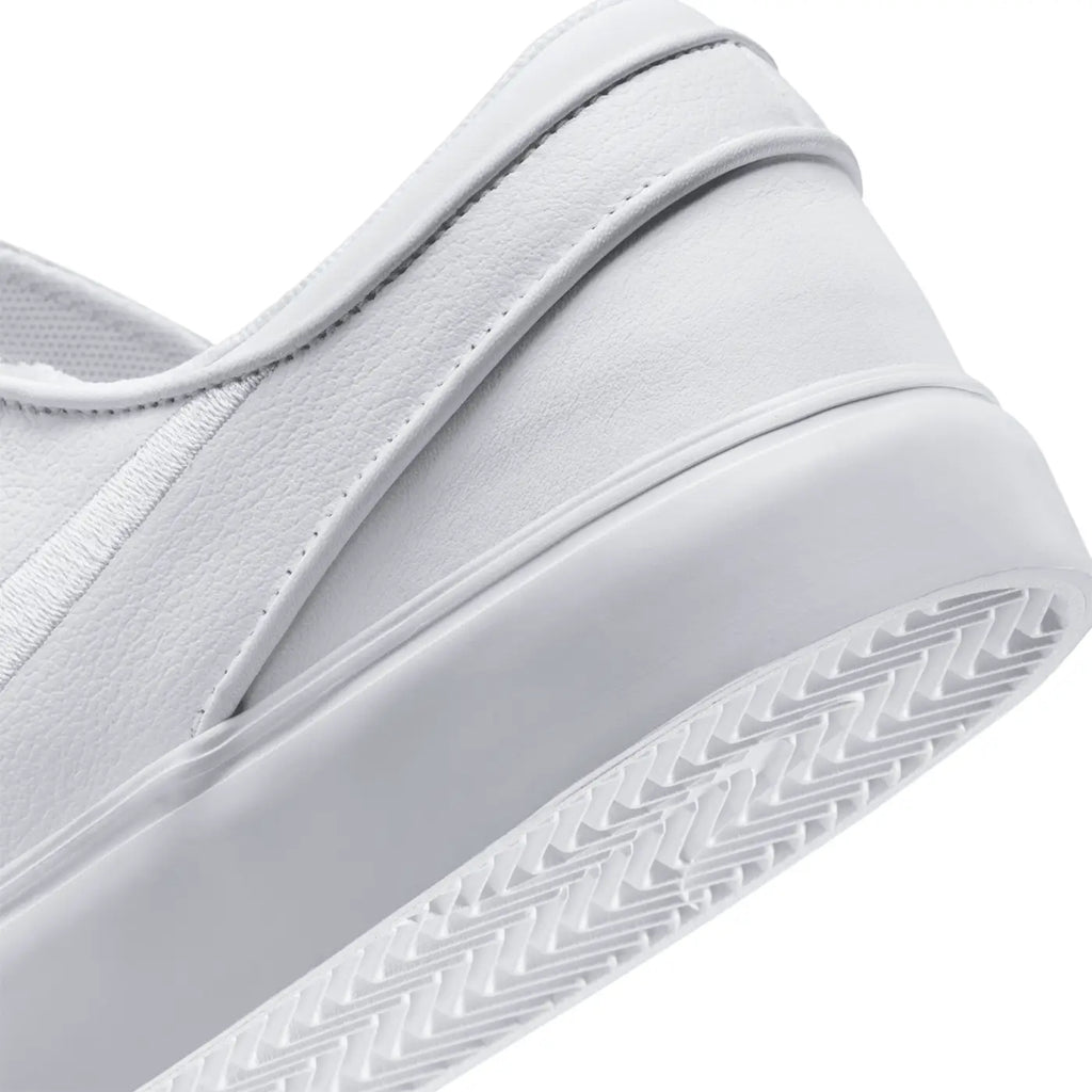 Nike SB Zoom Janoski OG+ ISO Shoes - White / White - White - heel