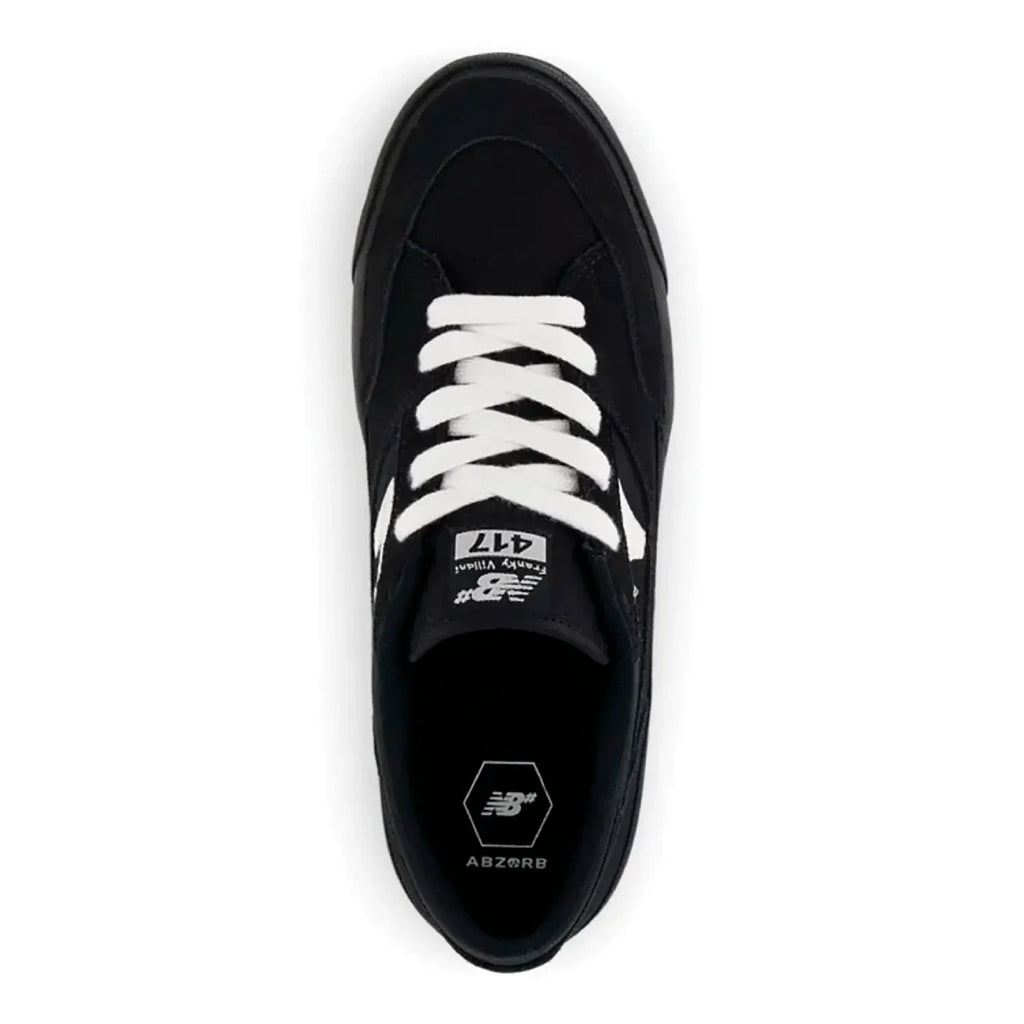 New Balance Numeric 'Franky Villani' NM417 Low Shoes - Black / Black - top