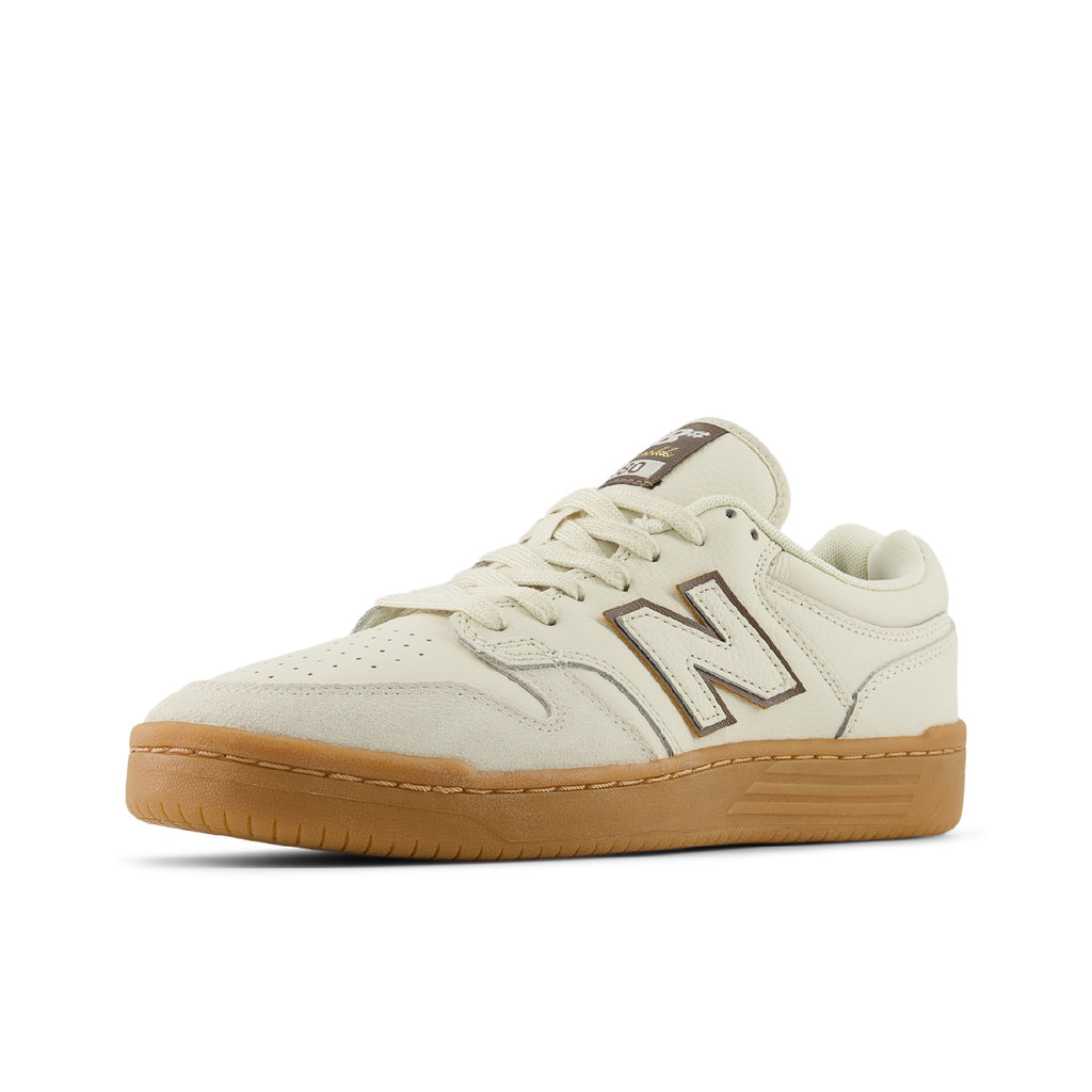 New Balance Numeric NM480 Shoes - Sea Salt / Brown - side2