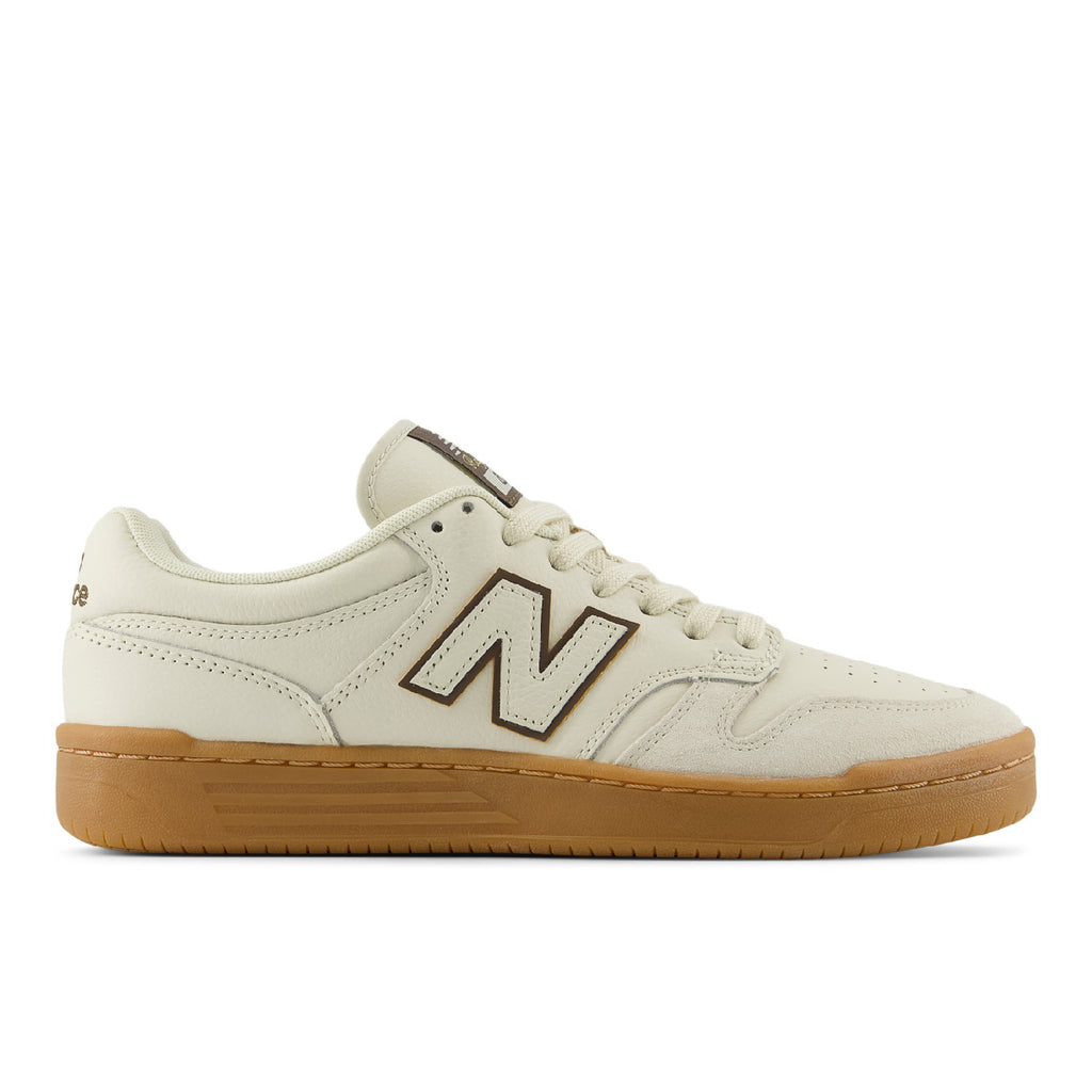 New Balance Numeric NM480 Shoes - Sea Salt / Brown - side