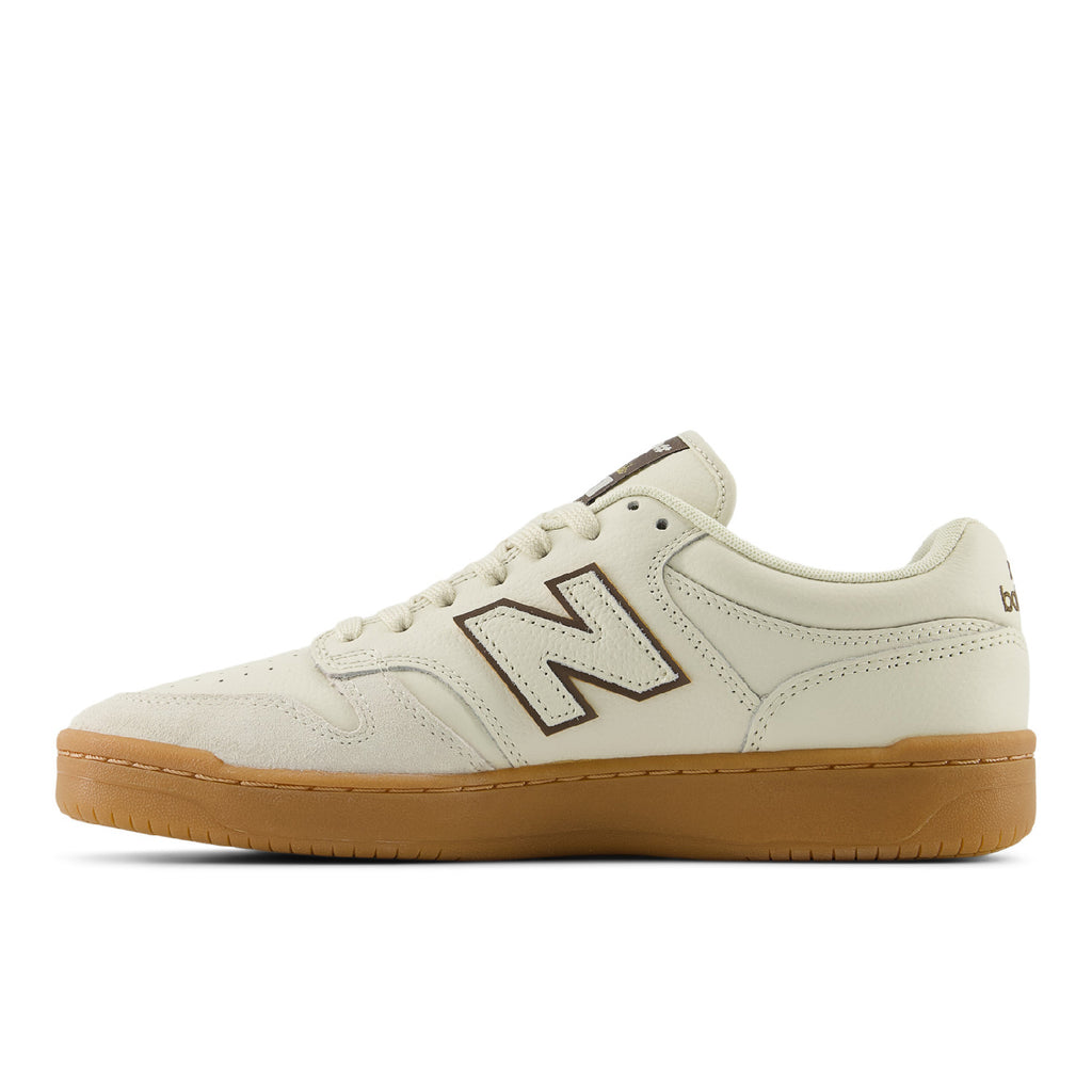 New Balance Numeric NM480 Shoes - Sea Salt / Brown -side4