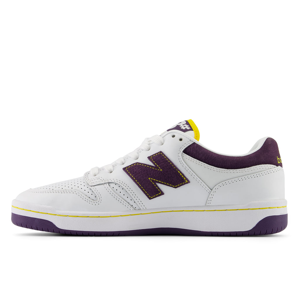 New Balance Numeric NM480 Shoes - White / Purple