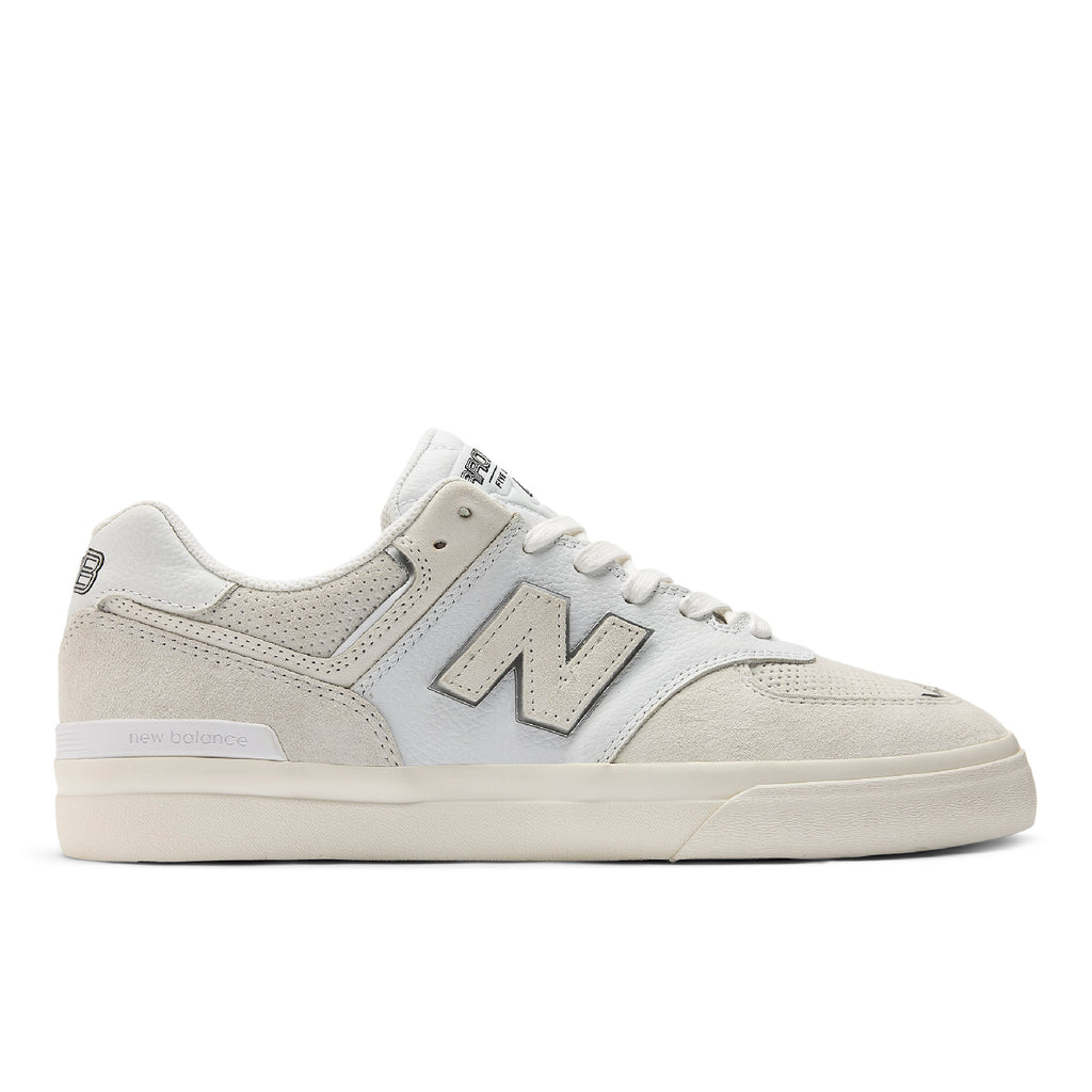 New Balance Numeric x Arrow & Beast NM574V Shoes - White / White - main