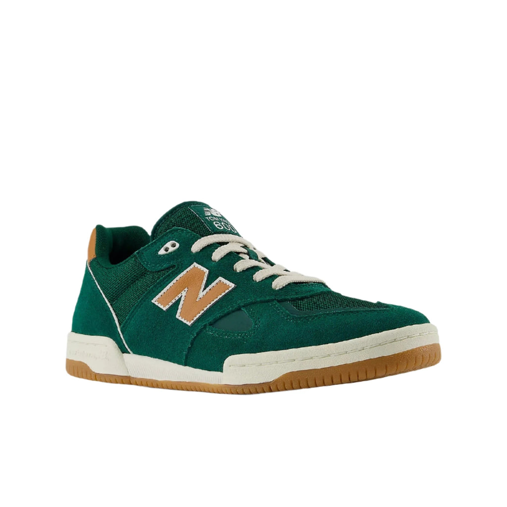 New Balance Numeric NM600 Tom Knox Shoes - Marsh Green / Tan - side