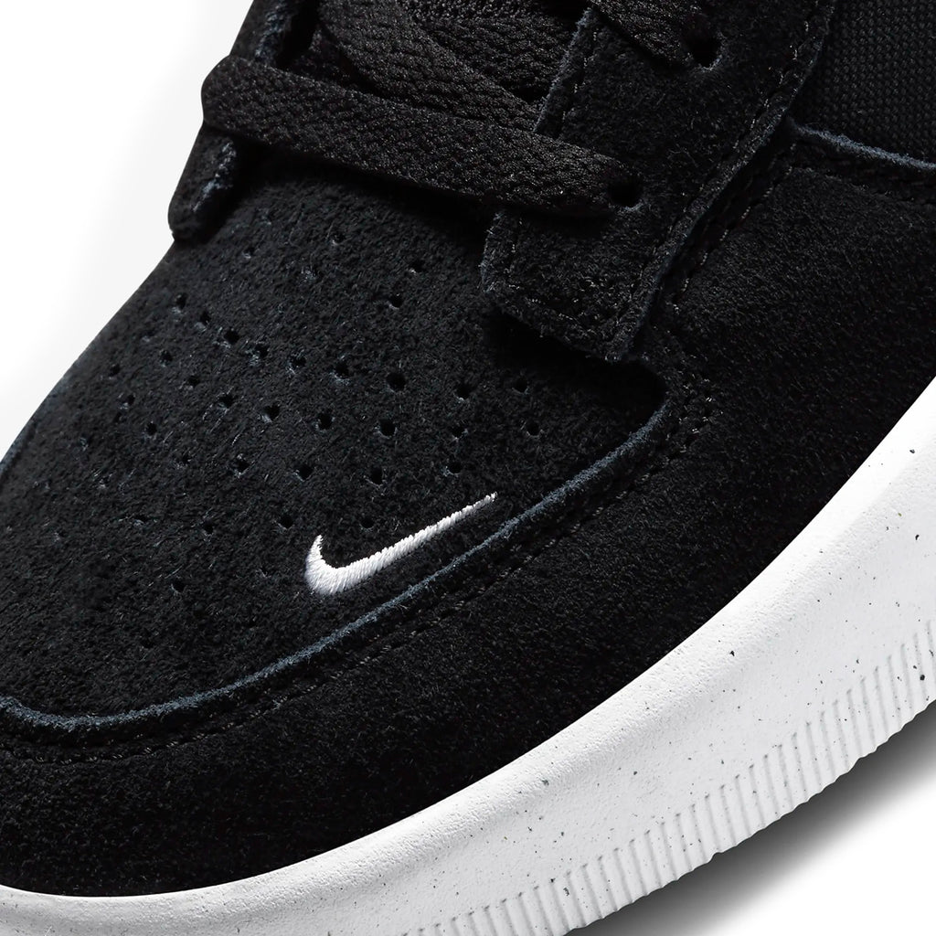 Nike SB Force 58 Shoes - Black / White - Black