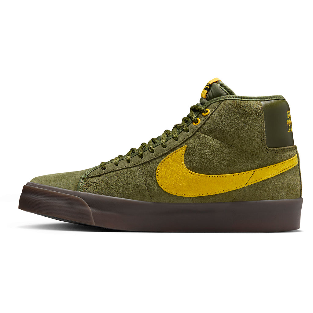 Nike SB  x ANTIHERO Zoom Blazer Mid Shoe - Rough Green / Armarillo - Rough Green - side