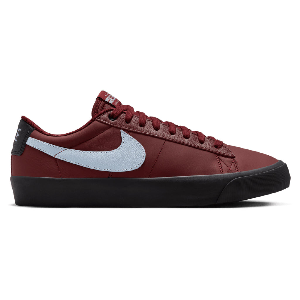 Nike SB Zoom Blazer Low Pro GT Shoes - Dark Team Red / Dark Team Red - Black - Light Armoury Blue - main