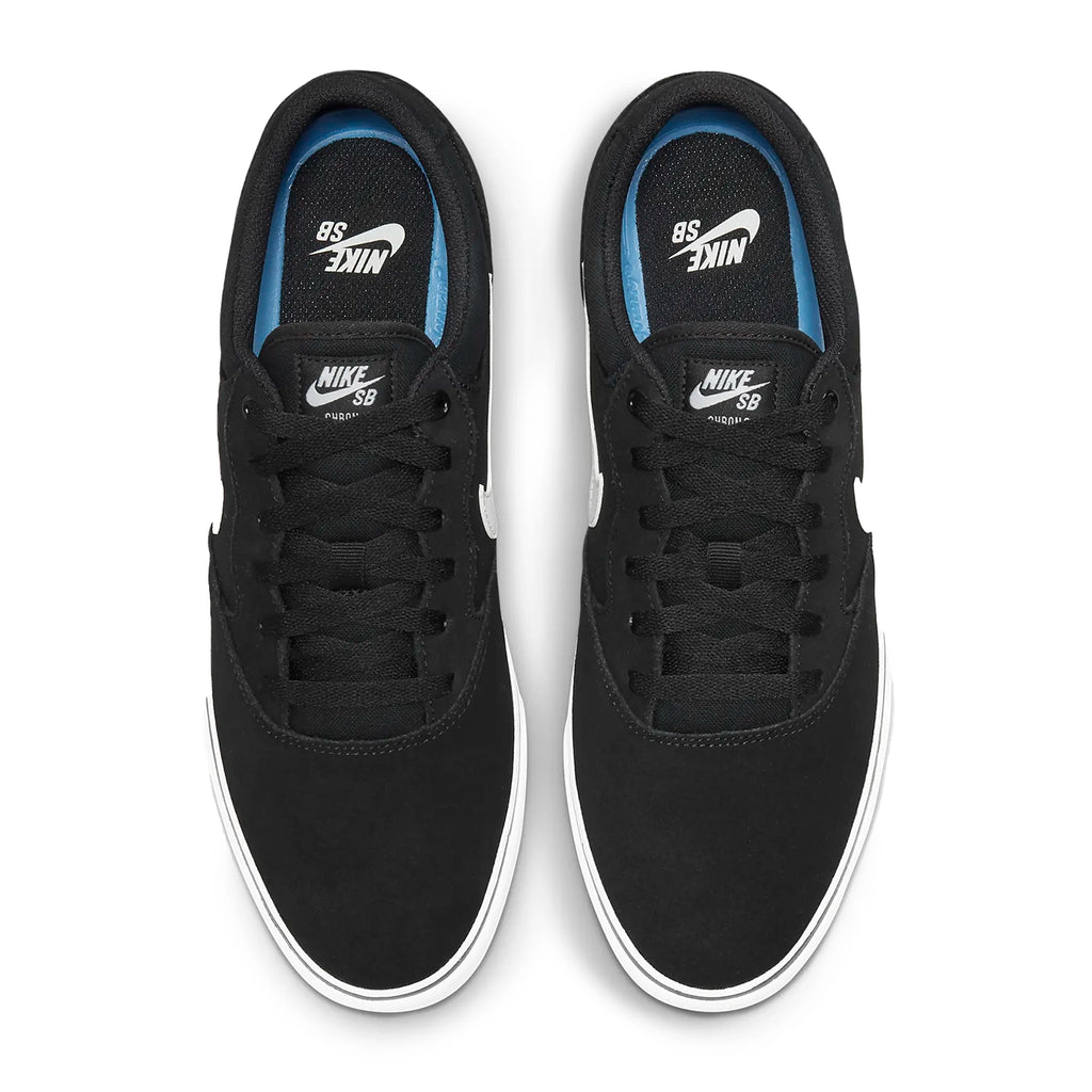 Nike SB Chron  2 Shoes - Black / White - Black - top