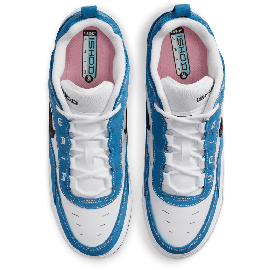 Nike SB Air Max Ishod Shoes - Star Blue / Black - White - Med Soft Pink