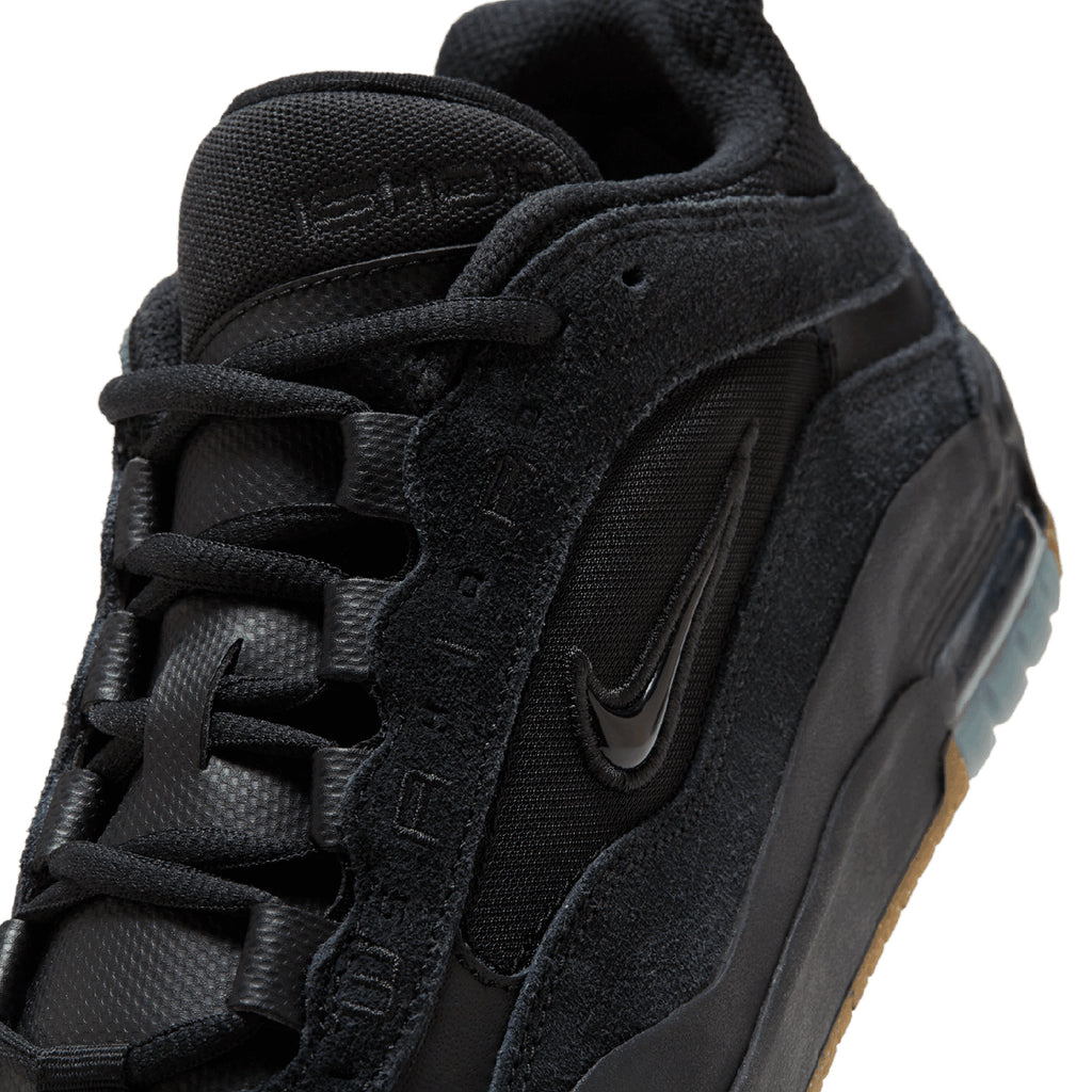 Nike SB Air Max Ishod Shoes - Black / Black - Anthracite - Black - Tounge