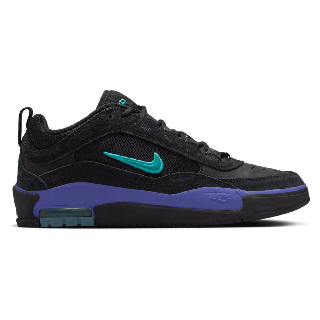 Nike SB Air Max Ishod Shoes - Black / Black - Persian Violet - Dusty Cactus - main