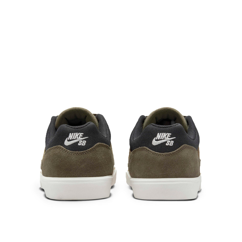 Nike SB Malor Shoes - Medium Olive / Sail - Cargo Khaki - Black - back