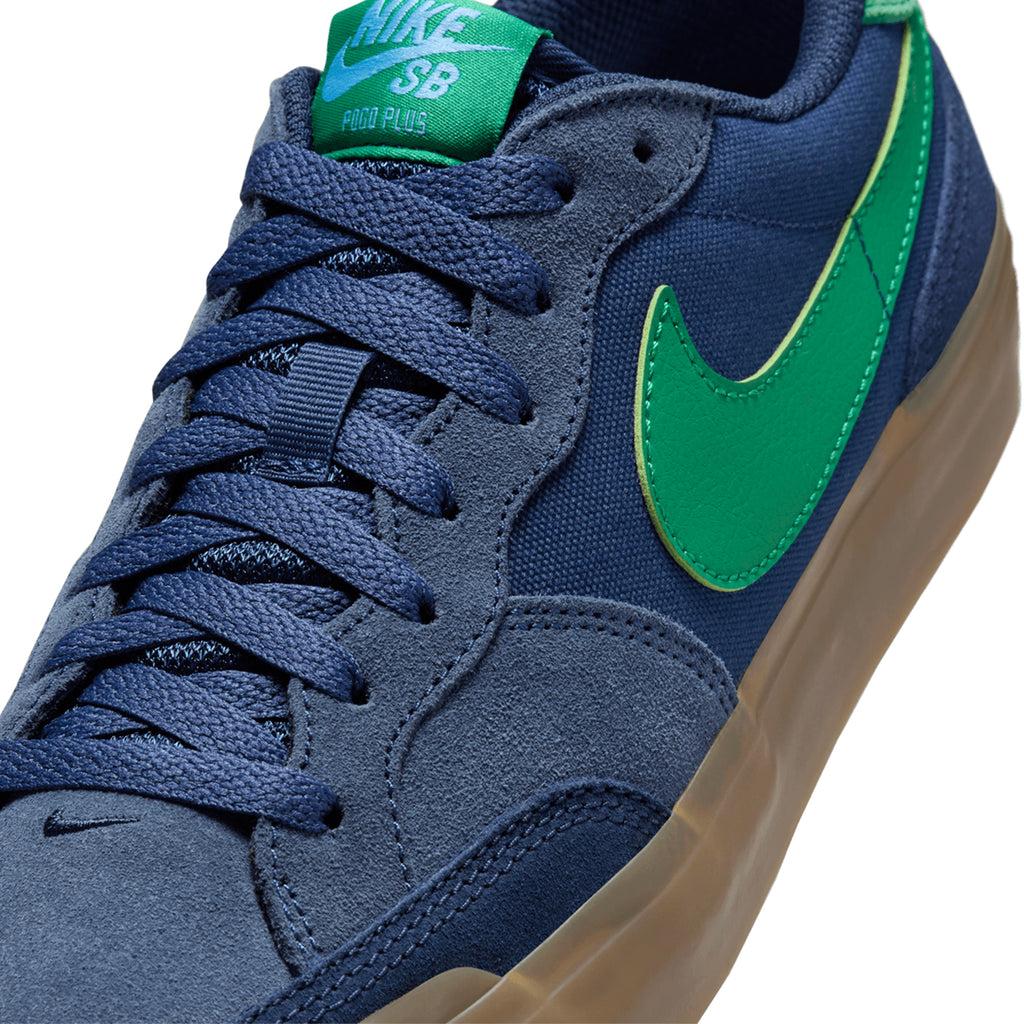 Nike SB Pogo Plus Premium Shoes - Midnight Navy / Malachite - Obsidian