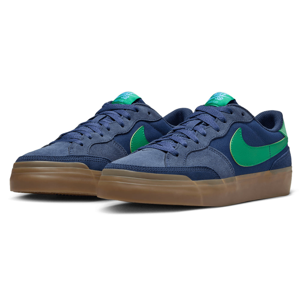 Nike SB Pogo Plus Premium Shoes - Midnight Navy / Malachite - Obsidian