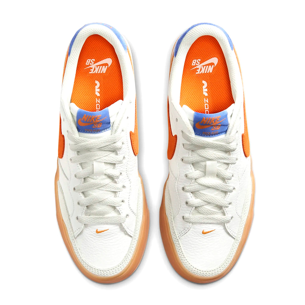 Nike SB Pogo Plus Premium Shoes - Summit White / Mandarin