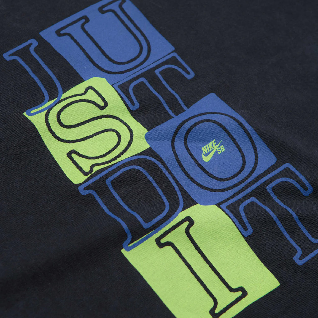 Nike SB Remake JDI T Shirt - Black - front