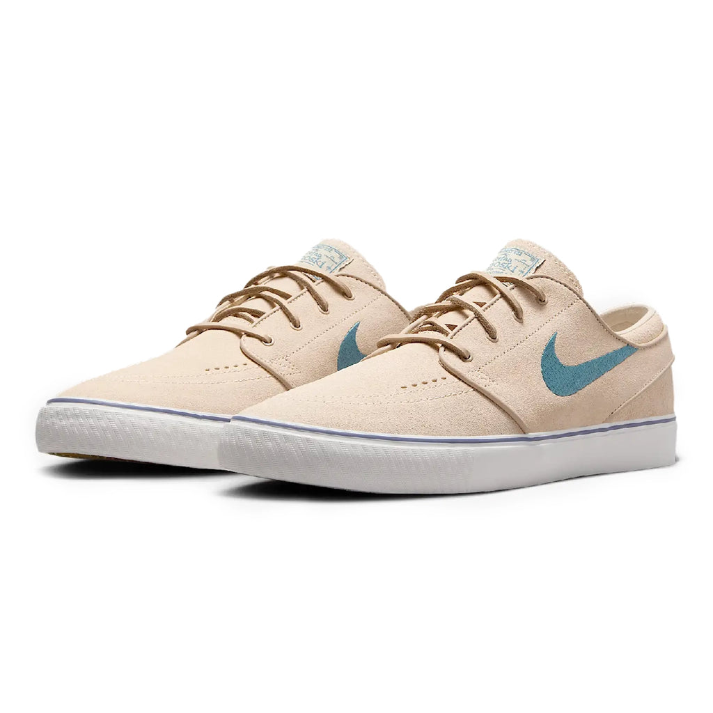 Nike SB Zoom Janoski OG+ Shoes - Sandrift / Smokey Blue - Thunder Blue - pair