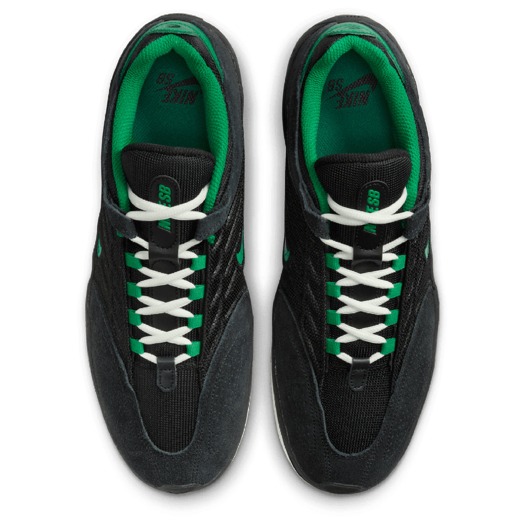 Nike SB Vertebrae Shoes - Black / Malachite - Black - Summit White -top