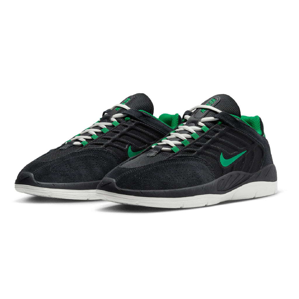 Nike SB Vertebrae Shoes - Black / Malachite - Black - Summit White - pair