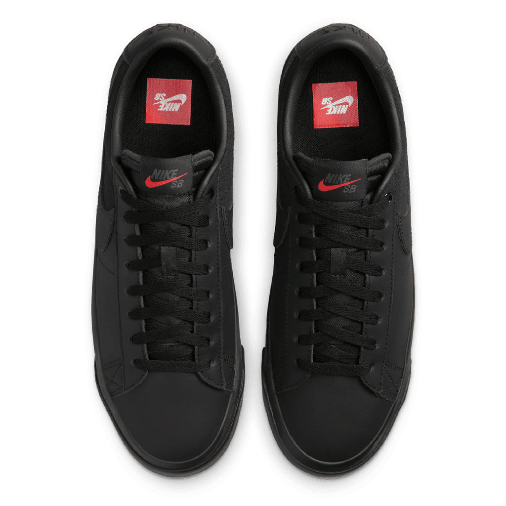 Nike SB Zoom Blazer Low Pro GT ISO Shoes - Black / Black - Black - Black - top