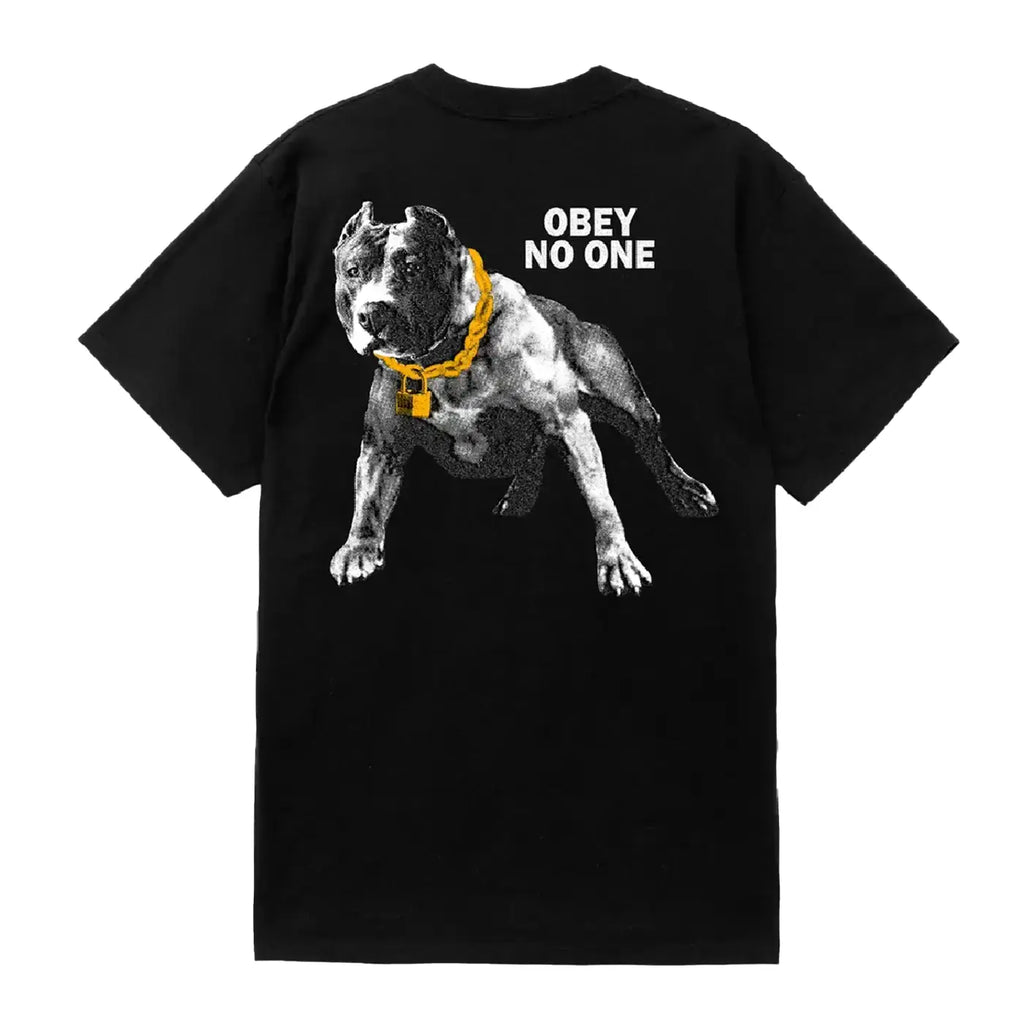 Obey No One T Shirt - Black