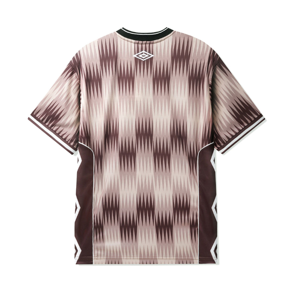 Butter Goods x UMBRO Optical Jersey - Brown / Taupe - back