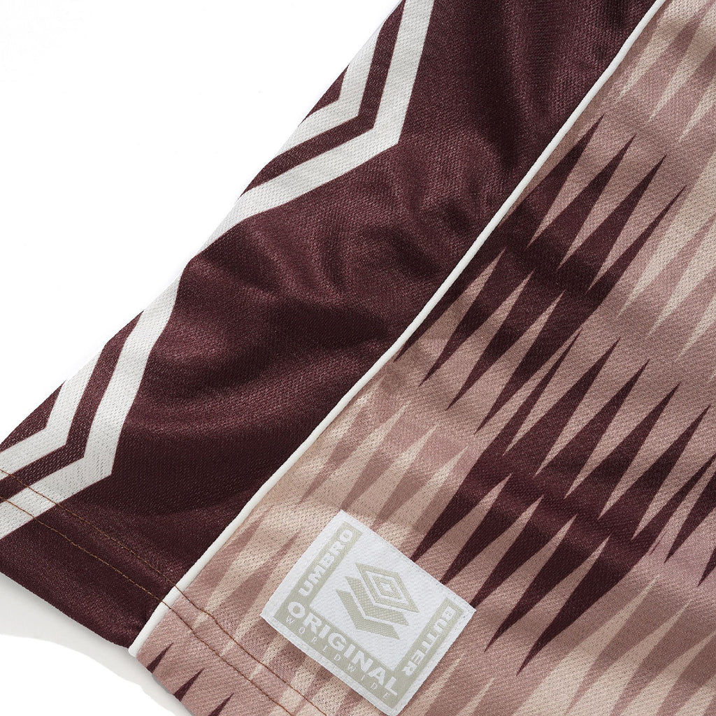 Butter Goods x UMBRO Optical Jersey - Brown / Taupe - label