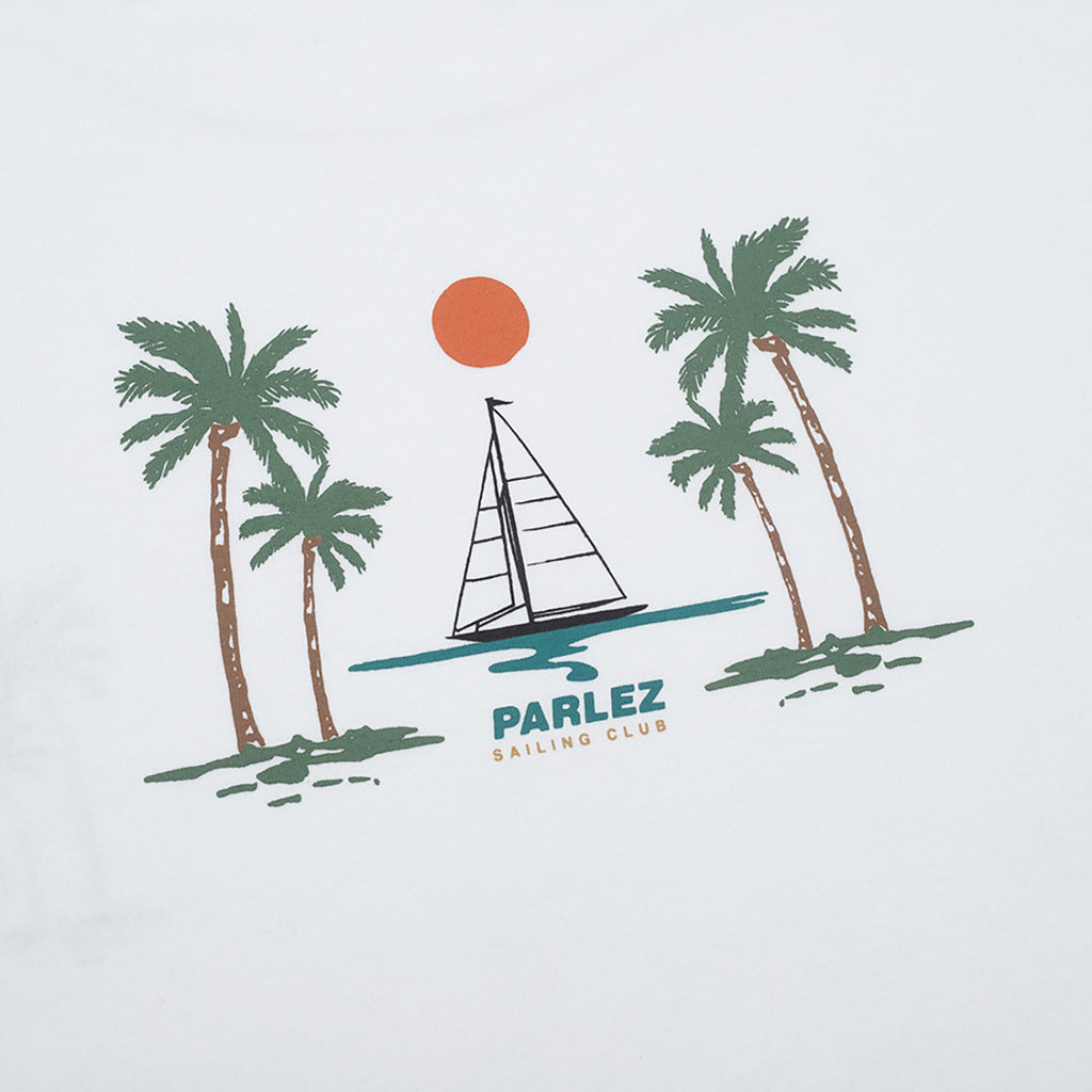 Parlez Away T Shirt - White - closeup2