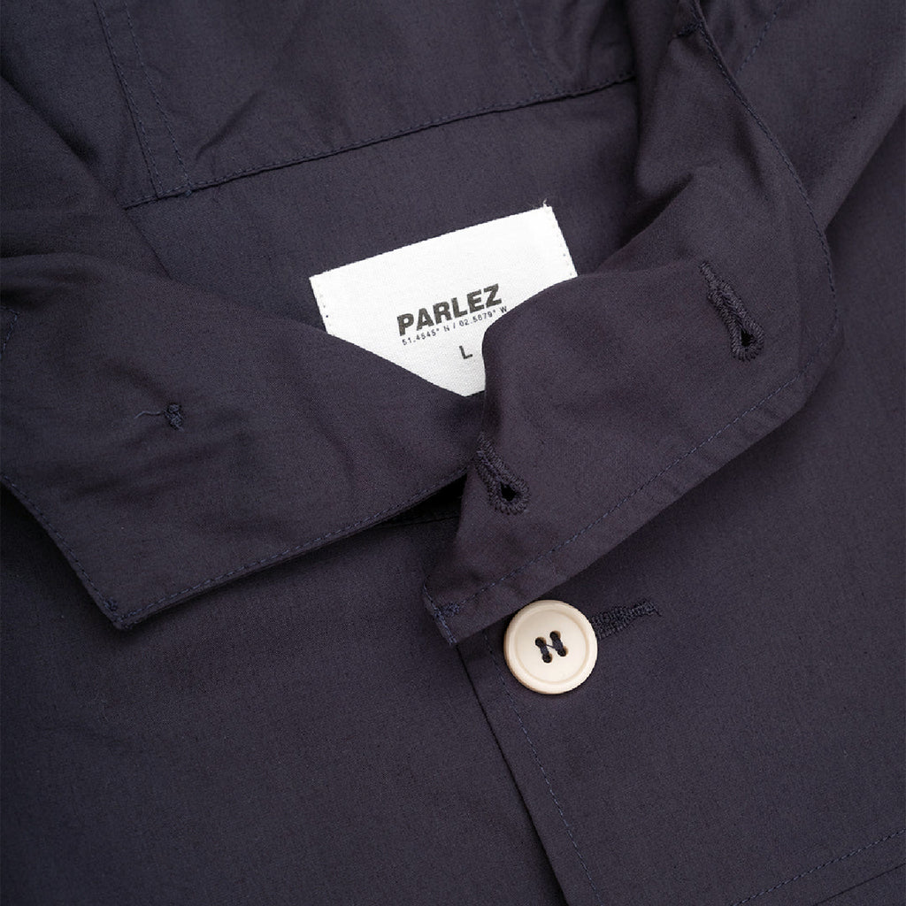 Parlez Peak Jacket - Midnight - collar