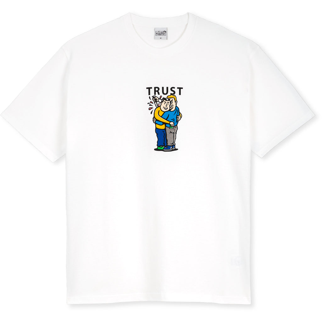 Polar Skate Co Trust T Shirt - White - Front print