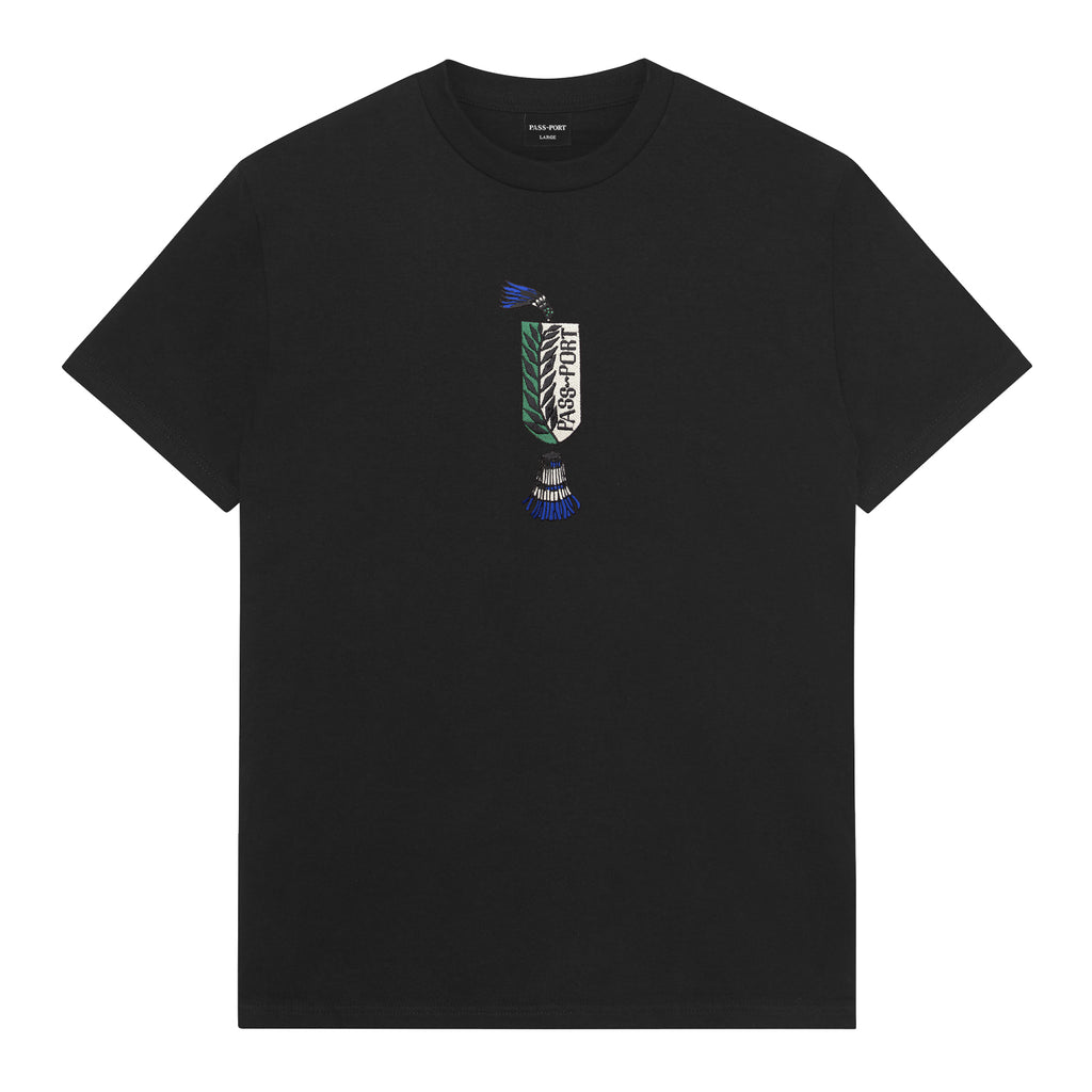 PASS~PORT Tassle T Shirt - Black - front