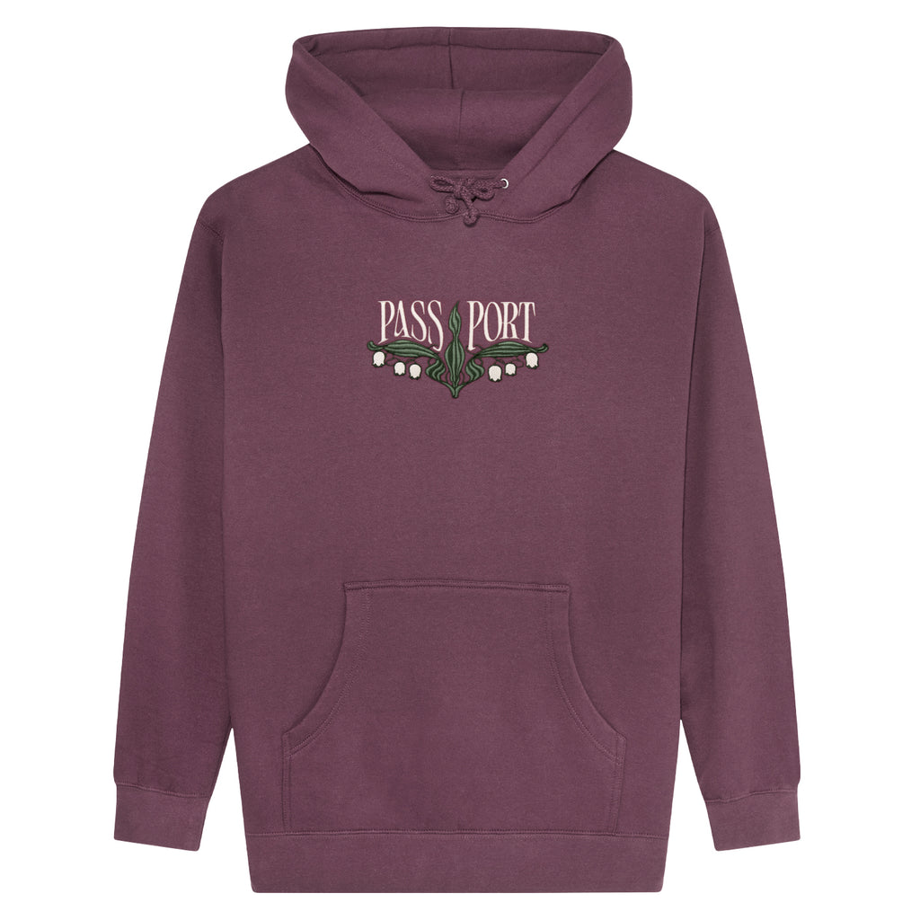 PASS~PORT Lily of the Valley Hoodie - Washed Berry - main