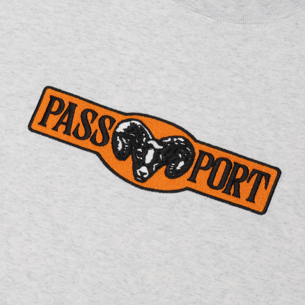 PASS~PORT Ram T Shirt - Ash - back