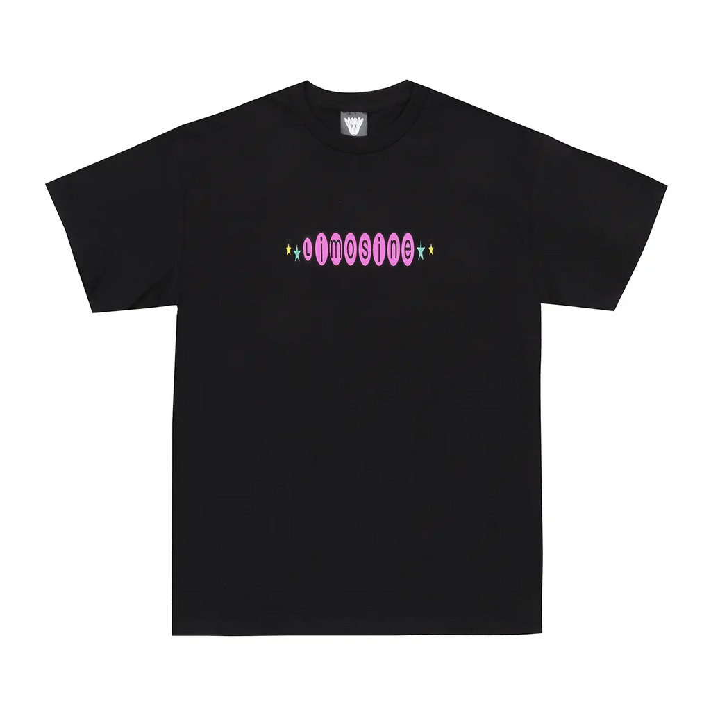 Limosine Skateboards Pink Bubz T Shirt - Black - main