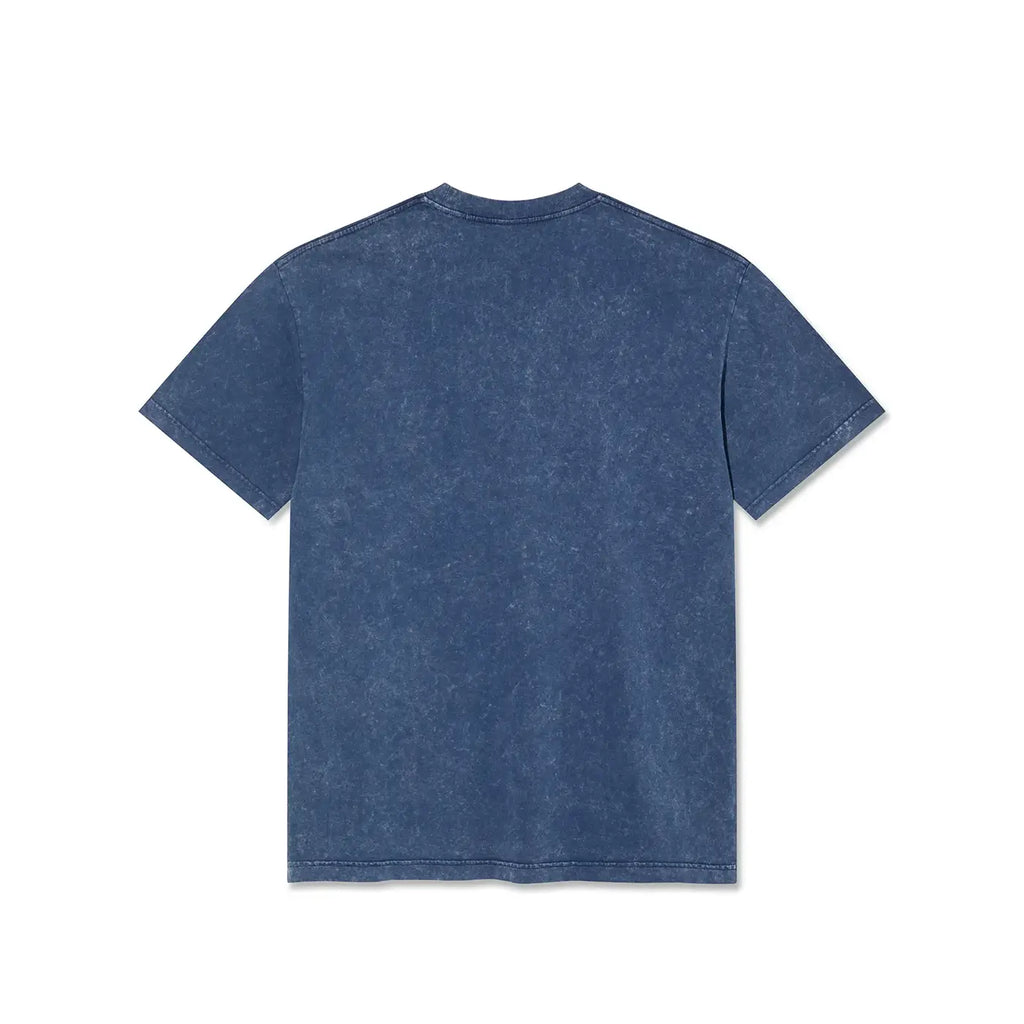 Polar Skate Co Acid Surf Logo T Shirt - Dark Blue - back