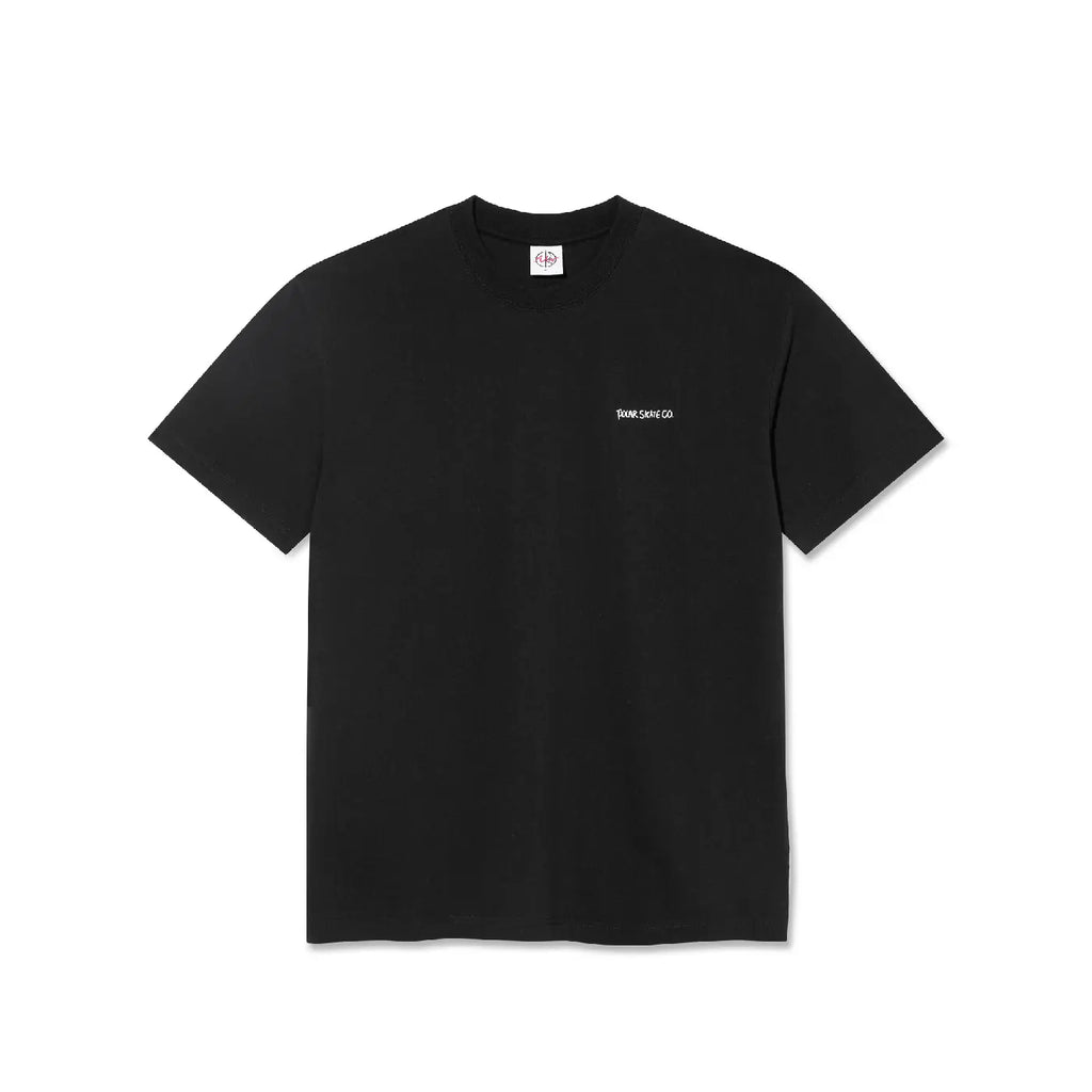 Polar Skate Co Dual Living T Shirt - Black - front