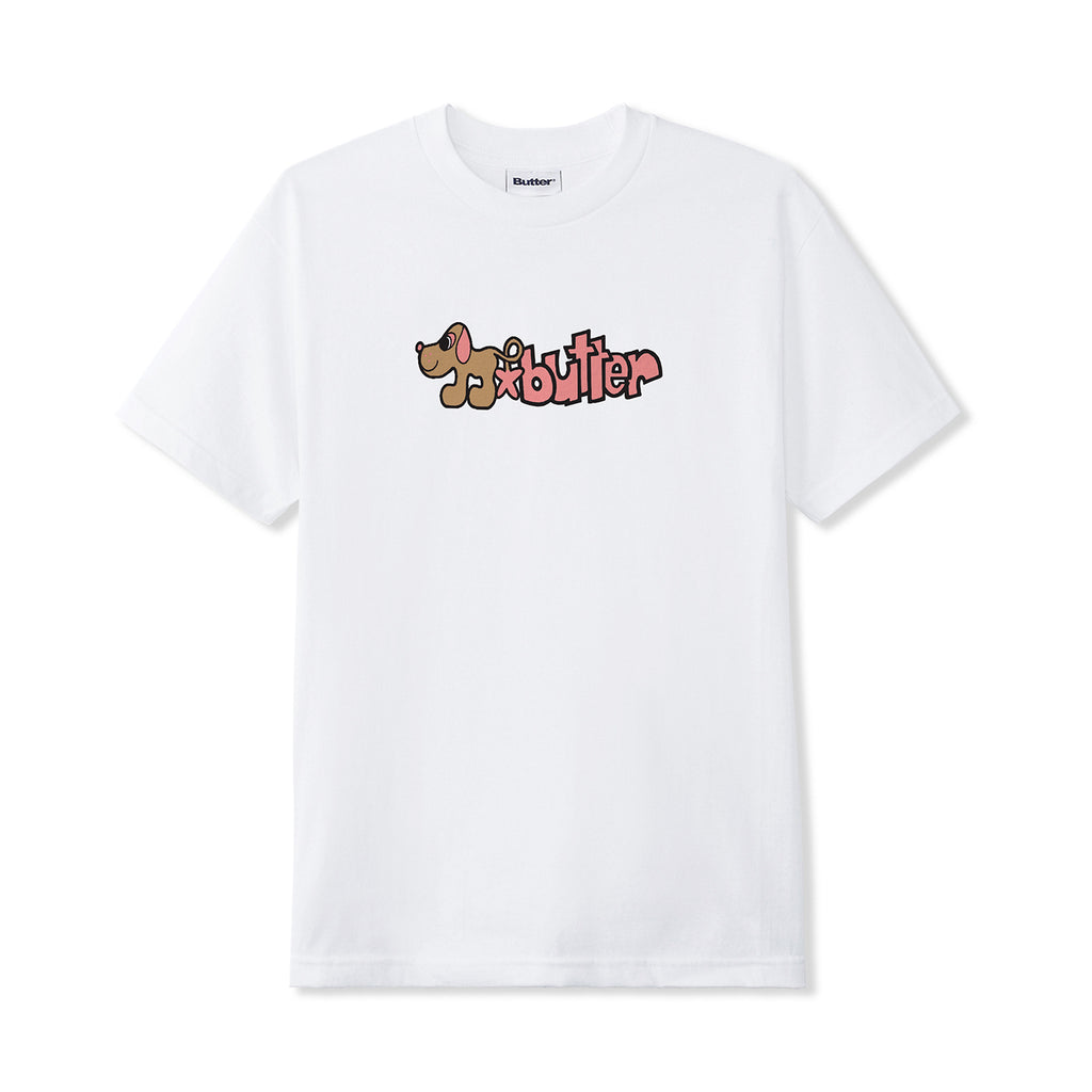 Butter Goods Pooch T Shirt - White - Front