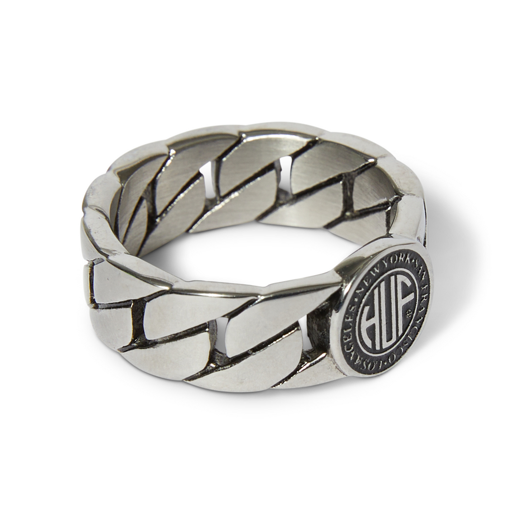 HUF Regional Cuban Link Ring - Silver - main