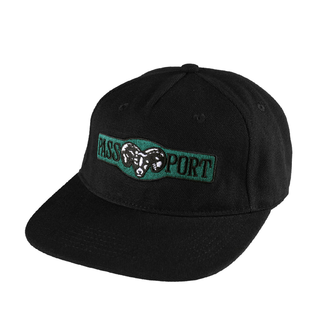 PASS~PORT Ram Heavy Duty Workers Cap - Black - front