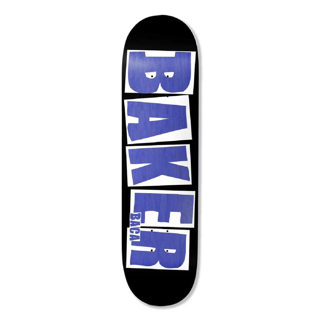 Baker Skateboards SB Brand Name Black Veneer Skateboard Deck - 8.25" - main