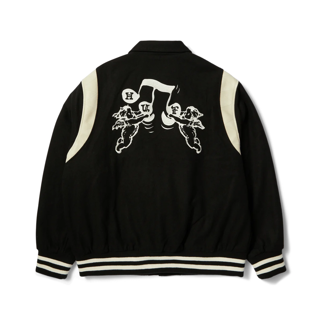 HUF Song Varsity Jacket - Black - back