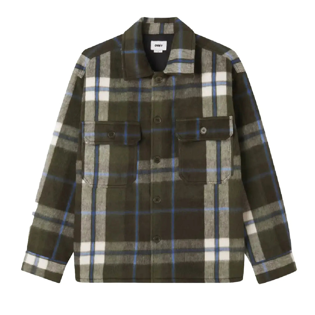 Obey Stanton Shirt Jacket - Rosin Multi