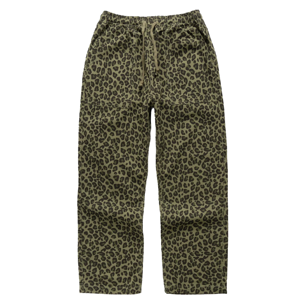 Service Works Leopard Chef Pant - Green - front