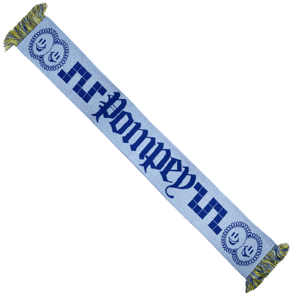 Bored of Southsea Pompey Scarf - Pompey Blue / Spinnaker Sky /  Clarence Neon - main