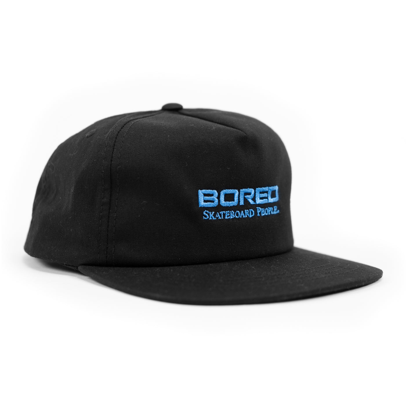 Skateboard People Cap in Black by Bored of Southsea Bored of Southsea