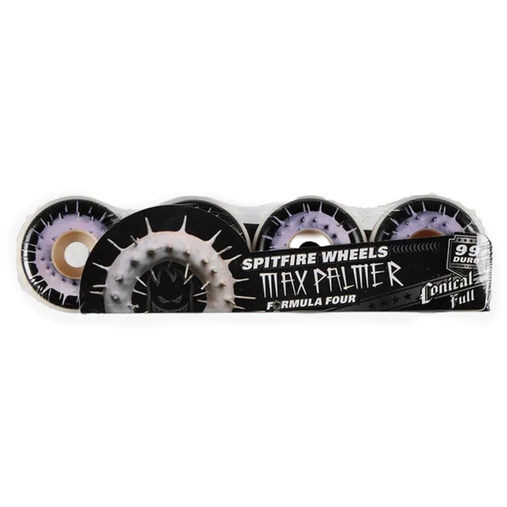 Spitfire Wheels Max Palmer Formula Four Conical Full 99 Duro Wheels - 55mm