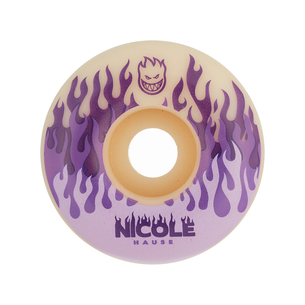 Spitfire Wheels Nicole Knitted Formula Four Radial 99 Duro Wheels - 54mm - white