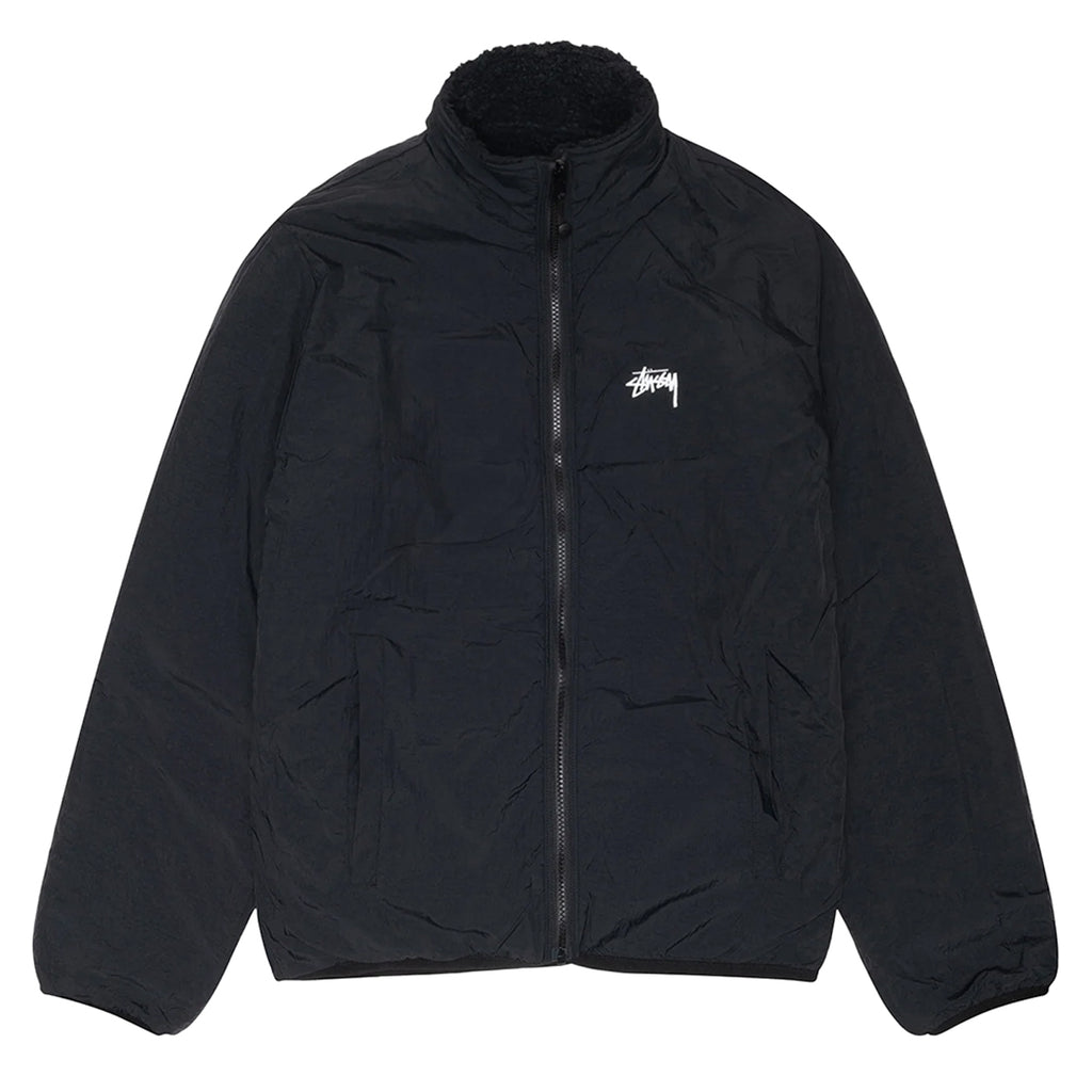 Stussy Reversible Sherpa Jacket - Black