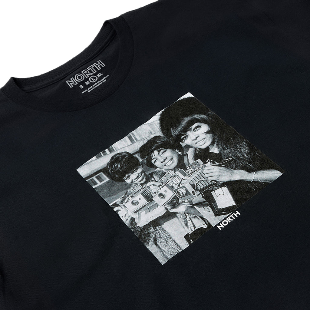 North Skate Mag The Supremes T Shirt - Black