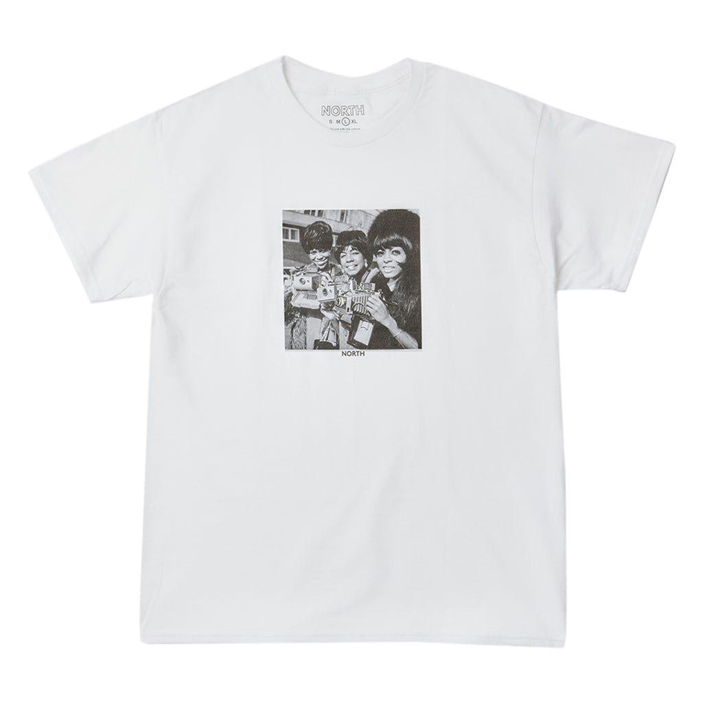 North Skate Mag The Supremes T Shirt - White - front